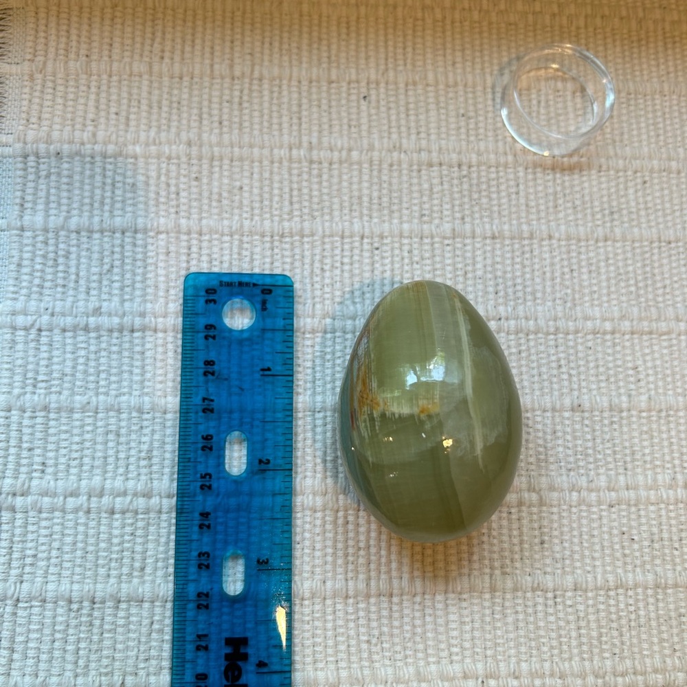 Green Onyx Egg | crystals